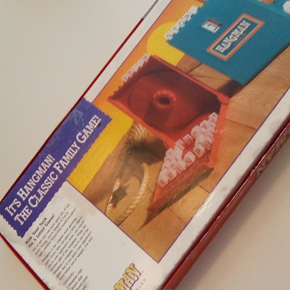 Vintage Hangman Board Game 1988 Milton Bradley Complete Game ages 8 and up - Picture 8 of 10